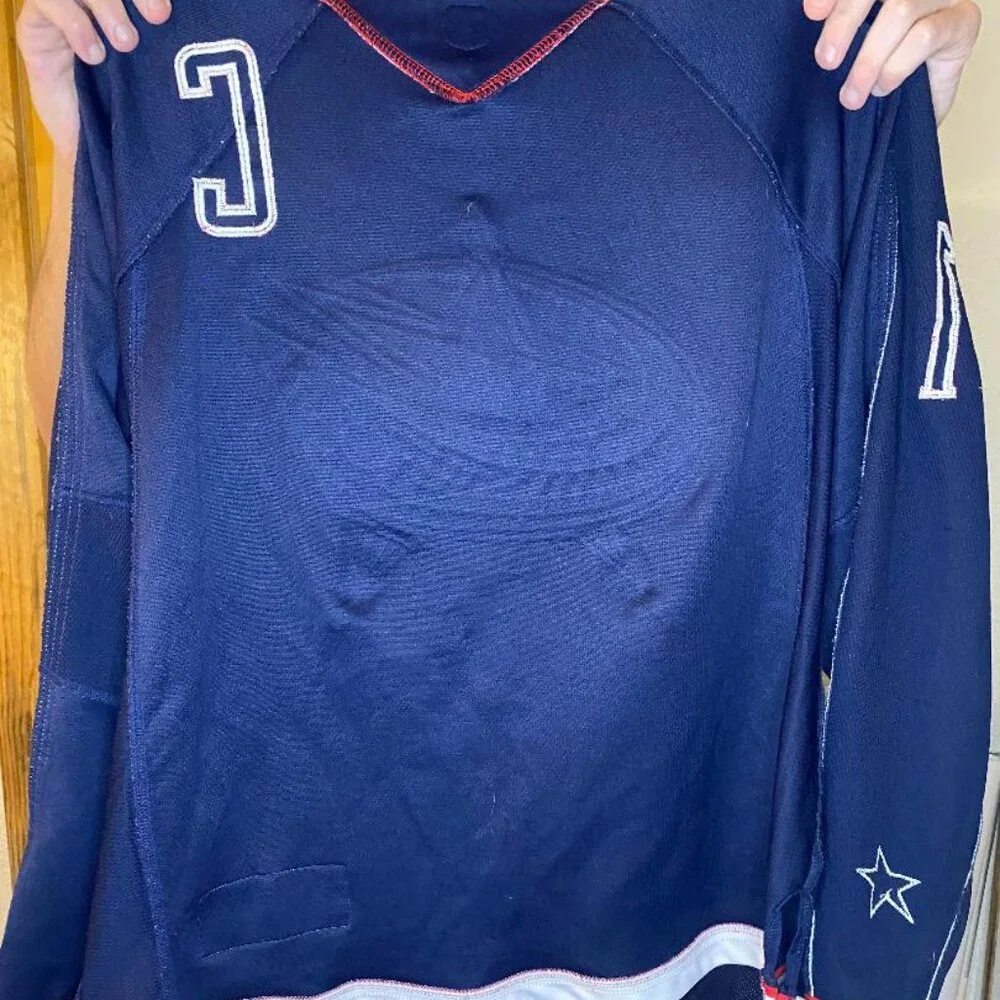 Reebok Premier Rick Nash Columbus Blue Jackets NHL Hockey Jersey - Picture 6 of 14